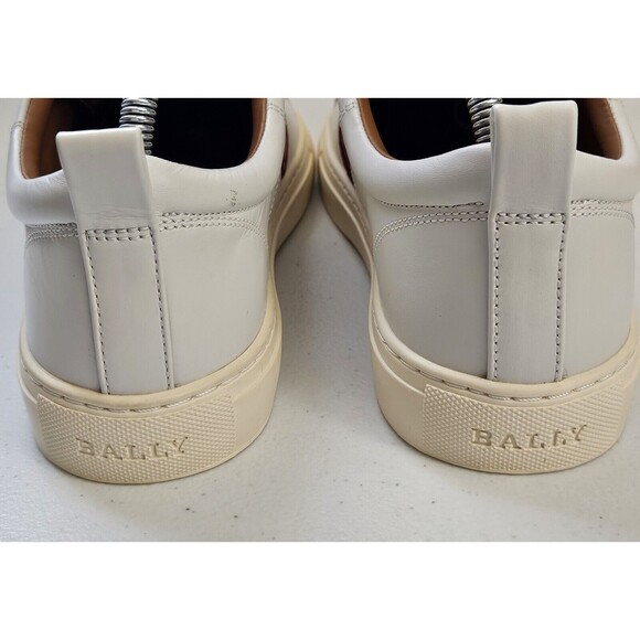 BALLY Sneakers White HELVIO-107 Mens Sz US 8D With Box Extra Laces Trainspotting - Picture 3 of 8